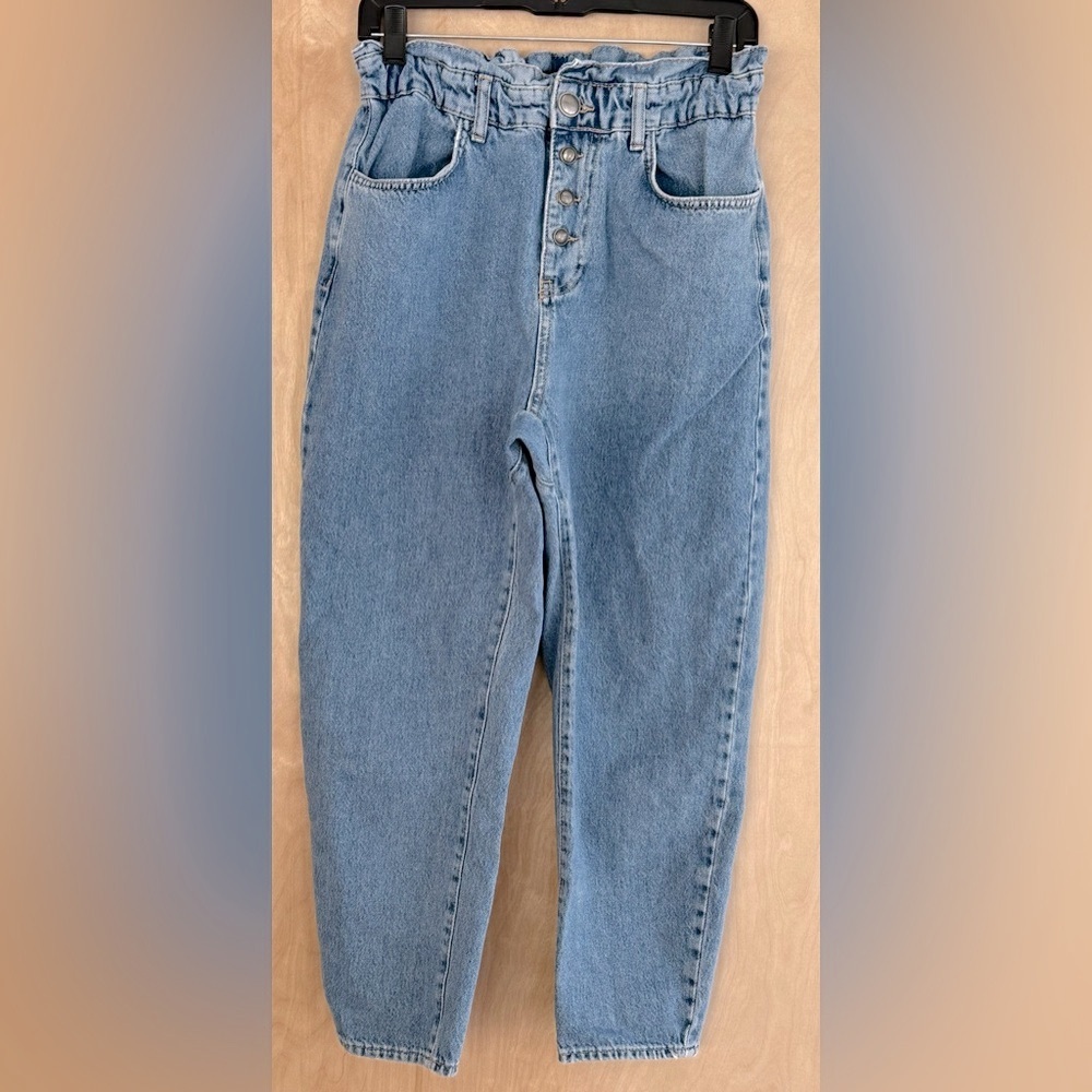Zara High Waist Paperbag Jeans - Picture 5 of 14